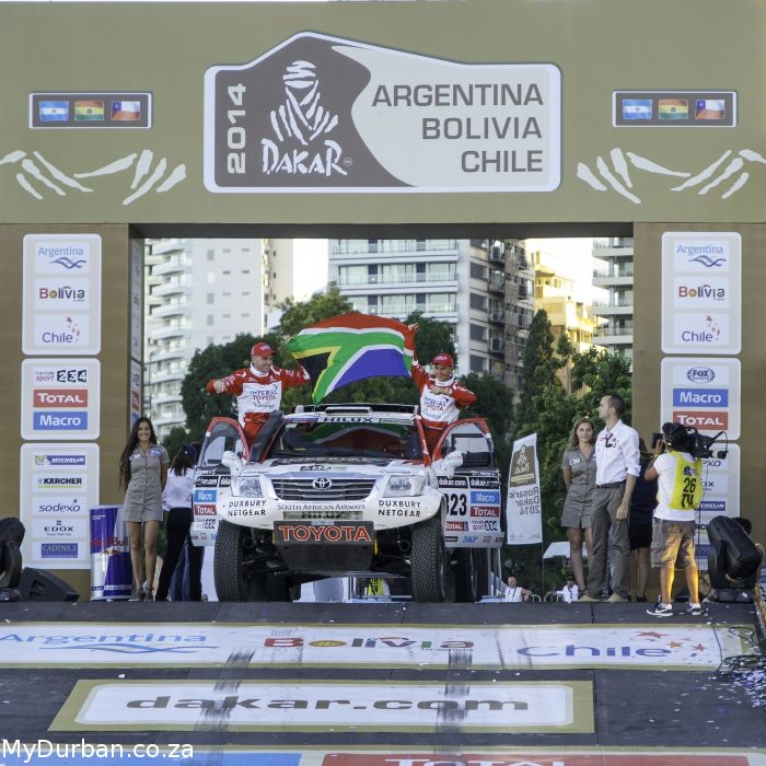 Leeroy and Rob on podium. Photographer: Marc Bow