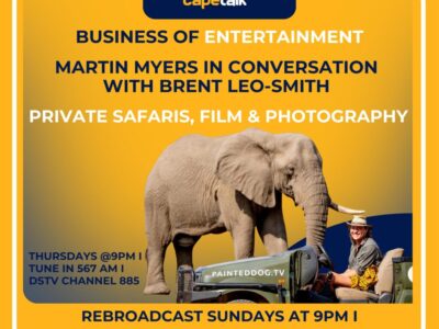 Renowned Wildlife & Safari Specialist Brent Leo Smith on Cape Talk Thursday 9 April at 9PM