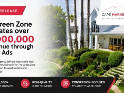 The Green Zone generates over R1,000,000 in revenue through Google Ads with Cape Marketing Agency